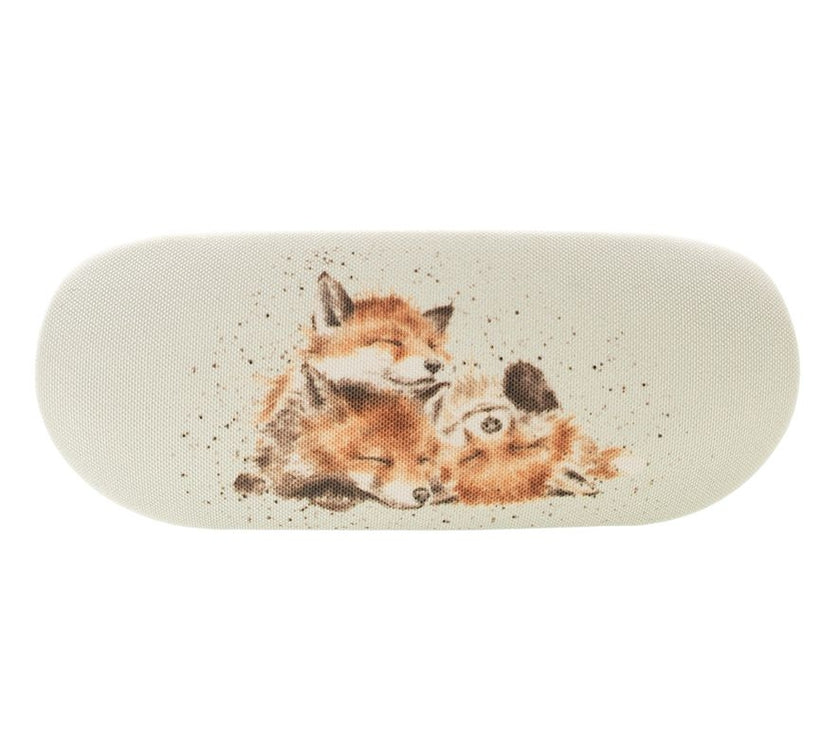 Foxes Afternoon Nap Glasses Case