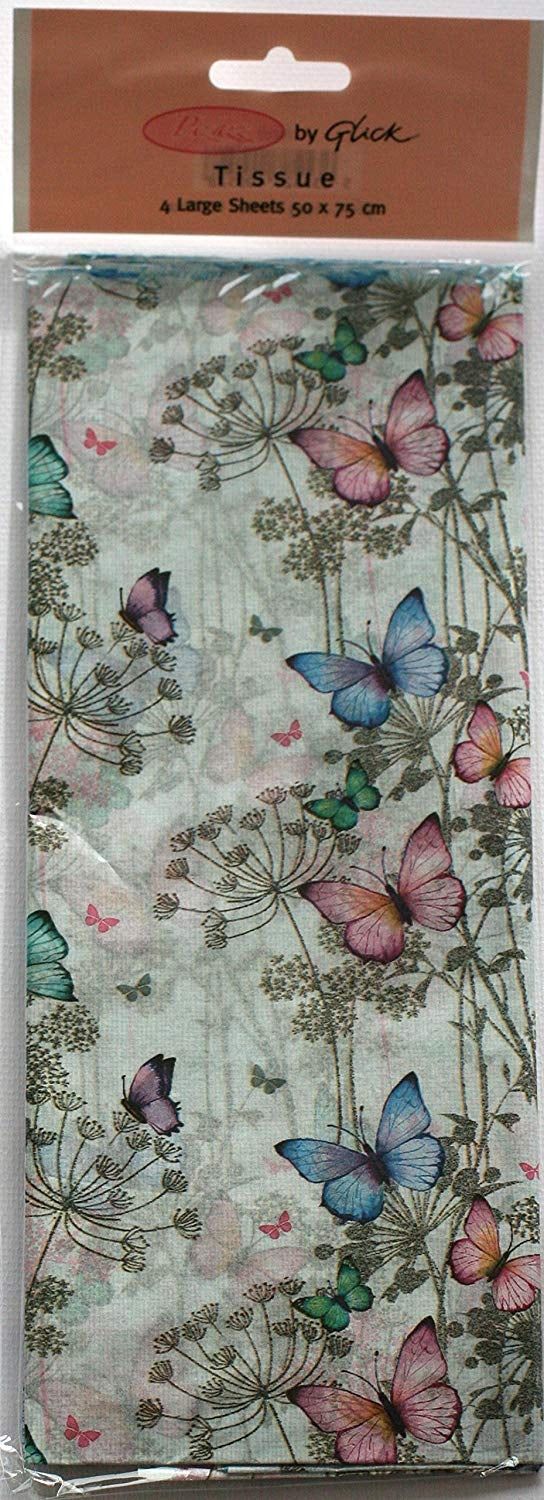 Luxury Butterfly Trail Tissue Paper
