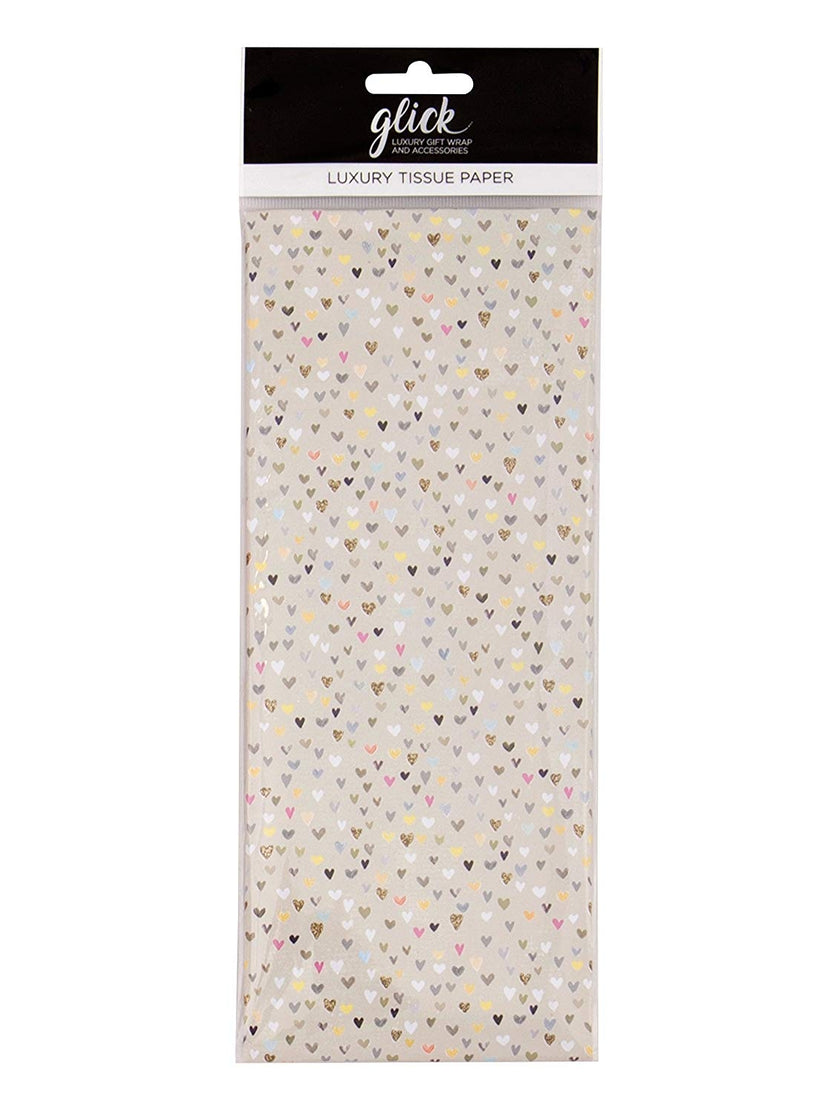 Luxury Hearts Tissue Paper