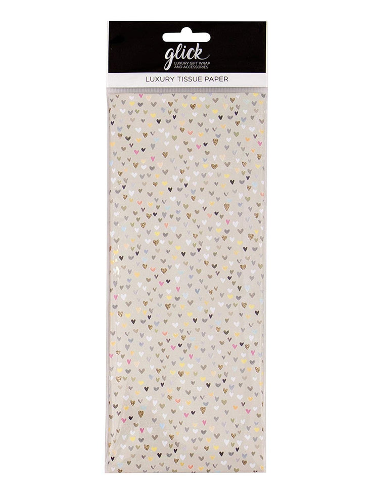Luxury Hearts Tissue Paper