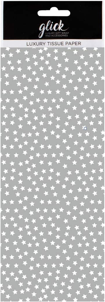 Luxury Silver Stars Tissue Paper