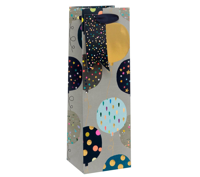 Balloons Bottle Gift Bag - House of Cards