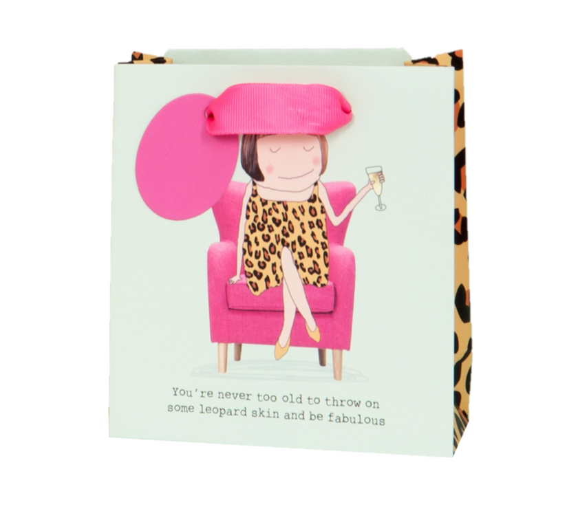 Leopard Skin Medium Gift Bag