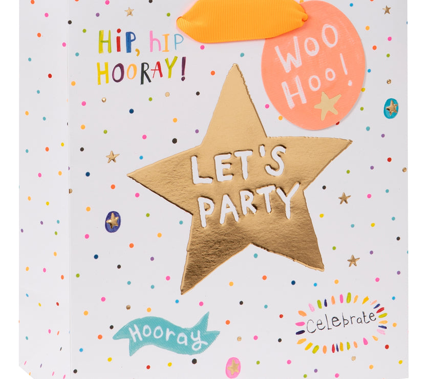 Lets Party Medium Gift Bag