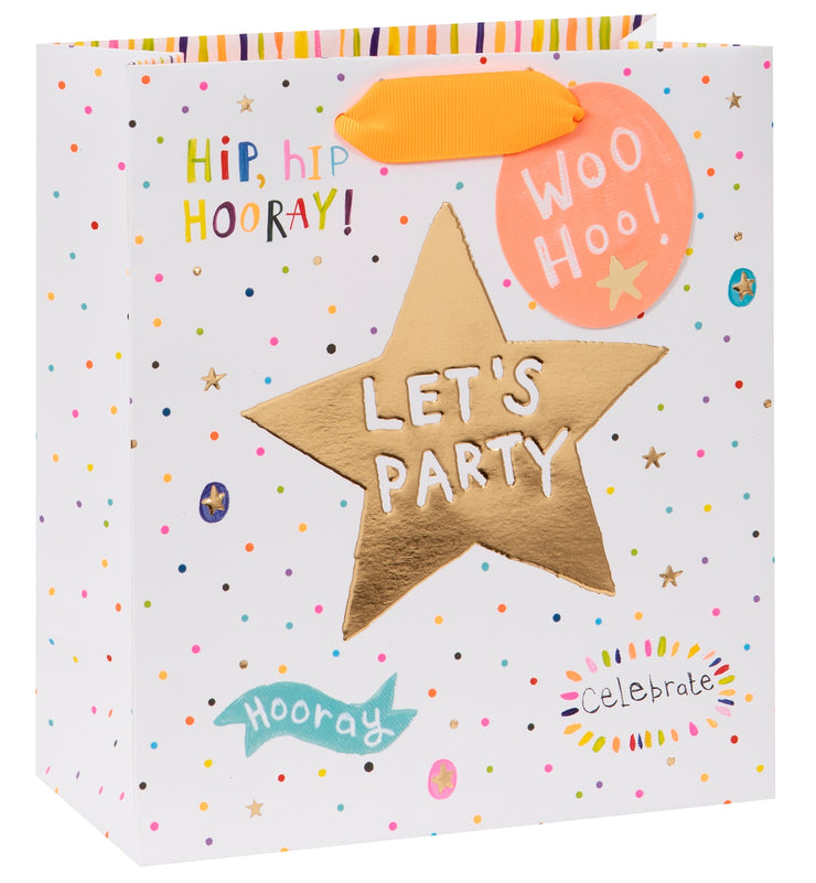 Lets Party Medium Gift Bag