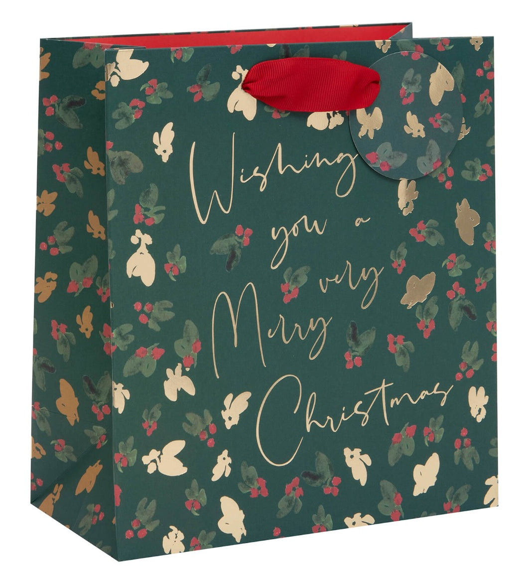 Luxury  Berries Collection Medium Xmas Gift Bag