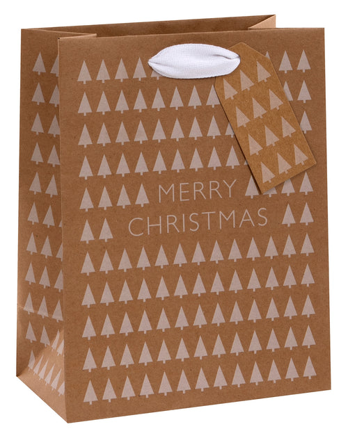 Christmas Tree Kraft Medium Gift Bag