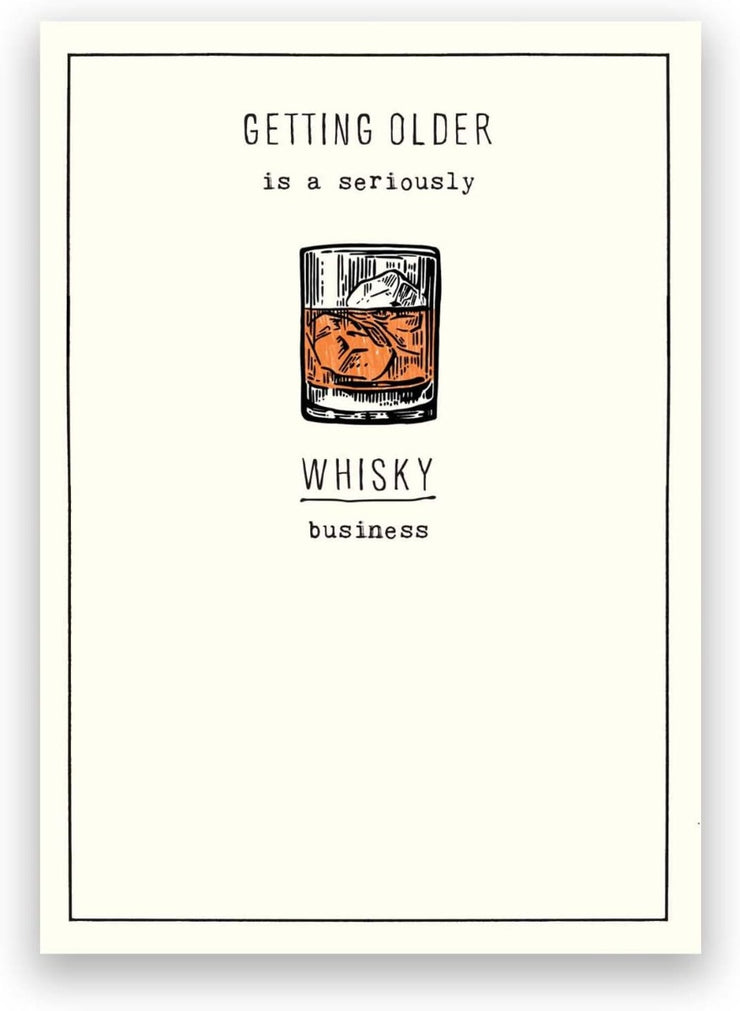 Whisky Business Birthday Card