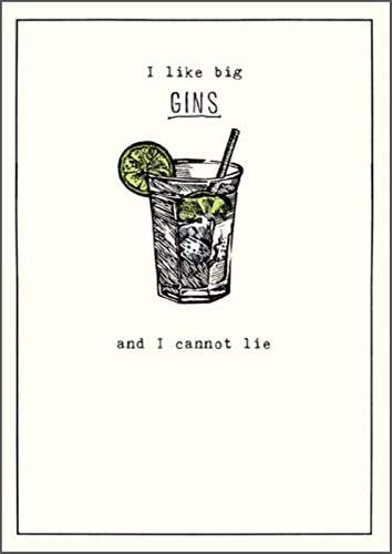 Like Big Gins Birthday Card