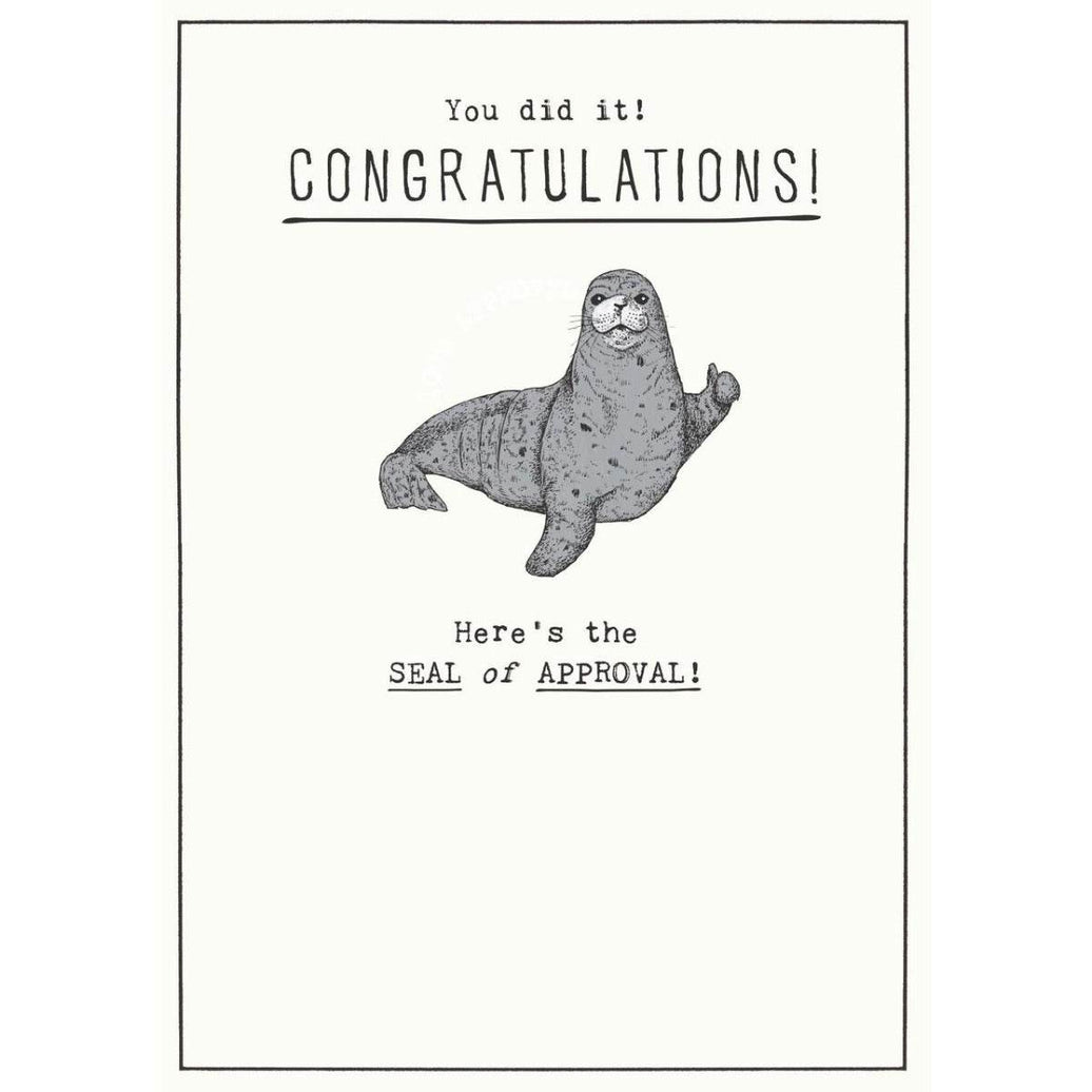 Seal of Approval Congratulations Card - House of Cards