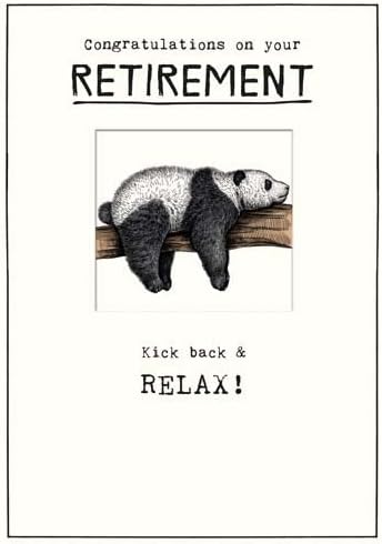 Panda Retirement Card