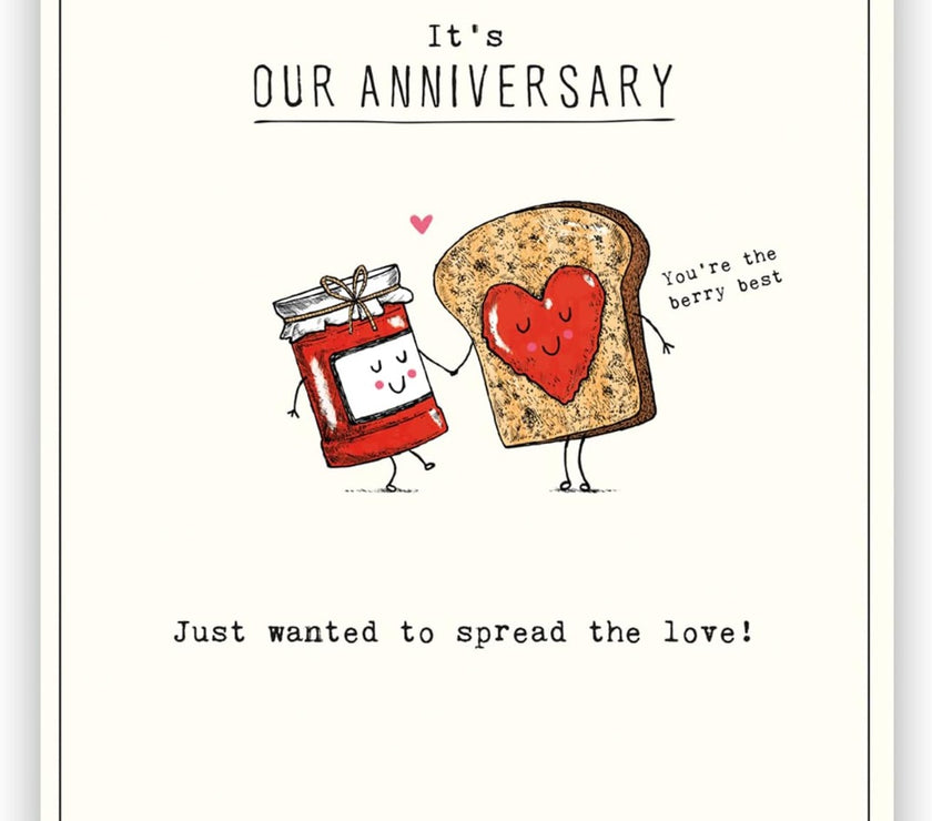 Jam Our Anniversary Card