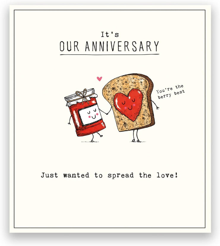 Jam Our Anniversary Card