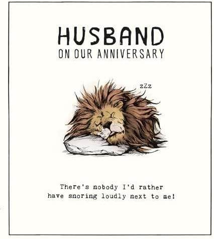Husband Lion Our Anniversary Card - House of Cards