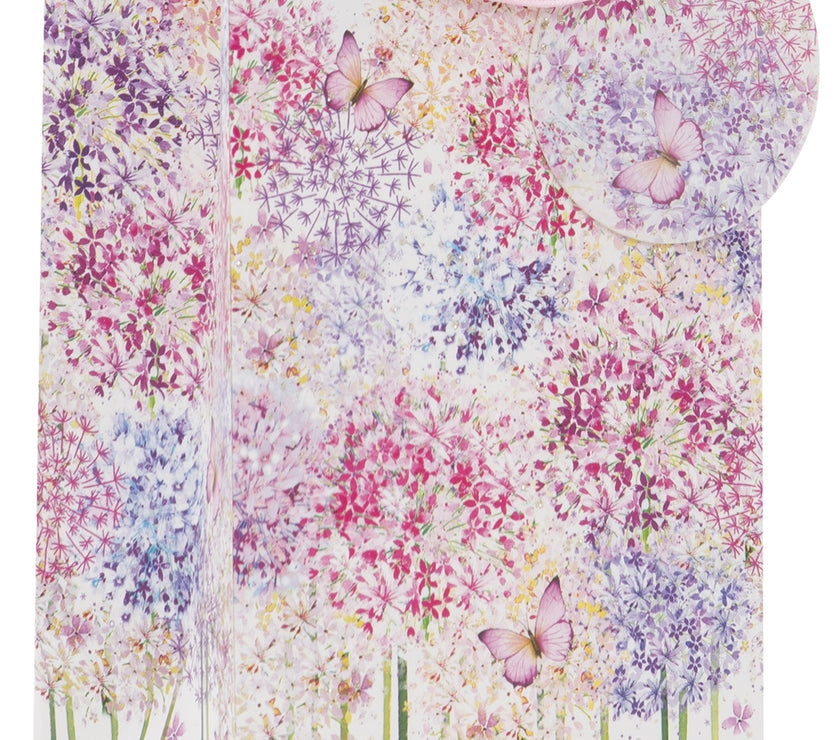 Luxury Flowers and Butterflies Perfume Gift Bag
