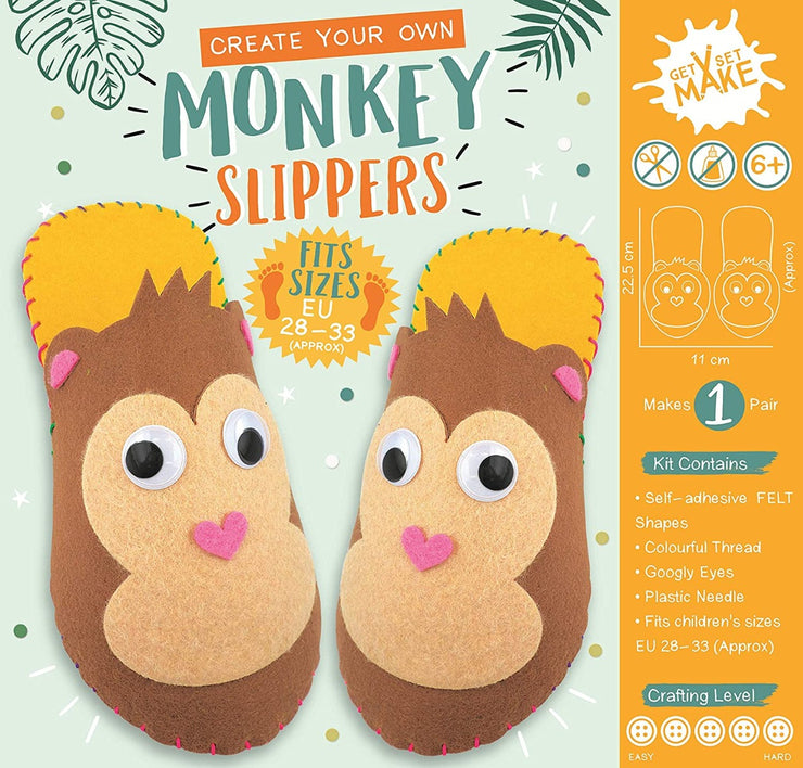 Create Your Own Monkey Slippers