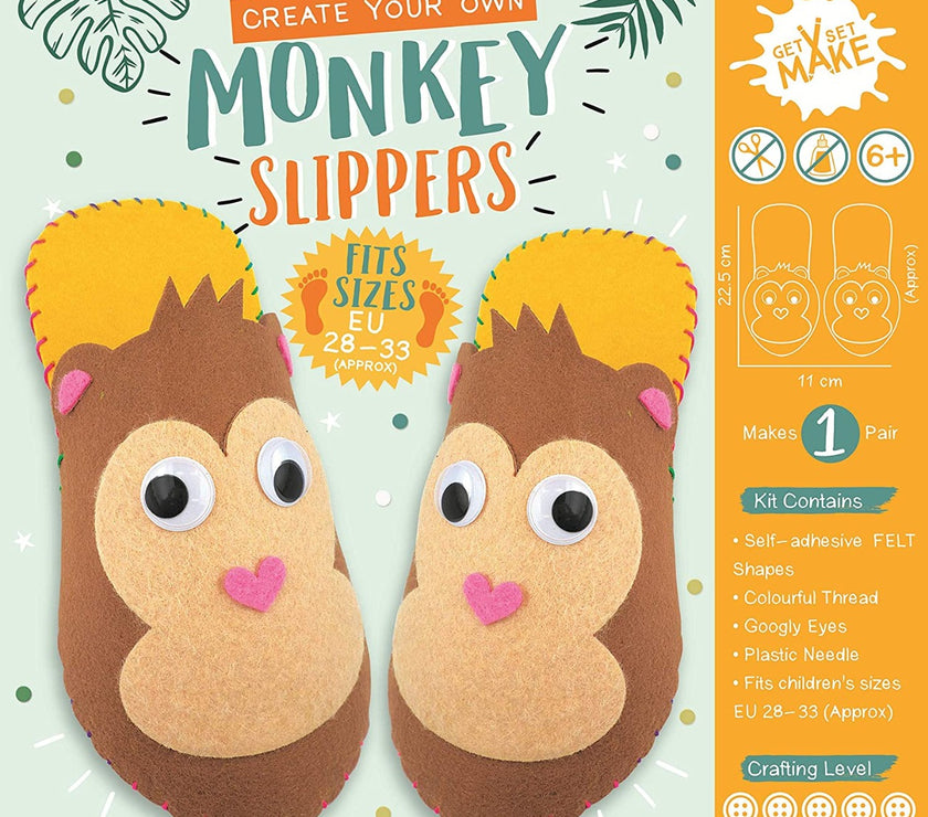 Create Your Own Monkey Slippers