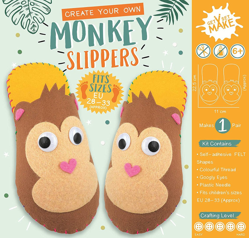 Create Your Own Monkey Slippers