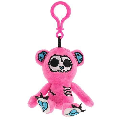 Pink Stitch Bear Plush Clip - House of Cards