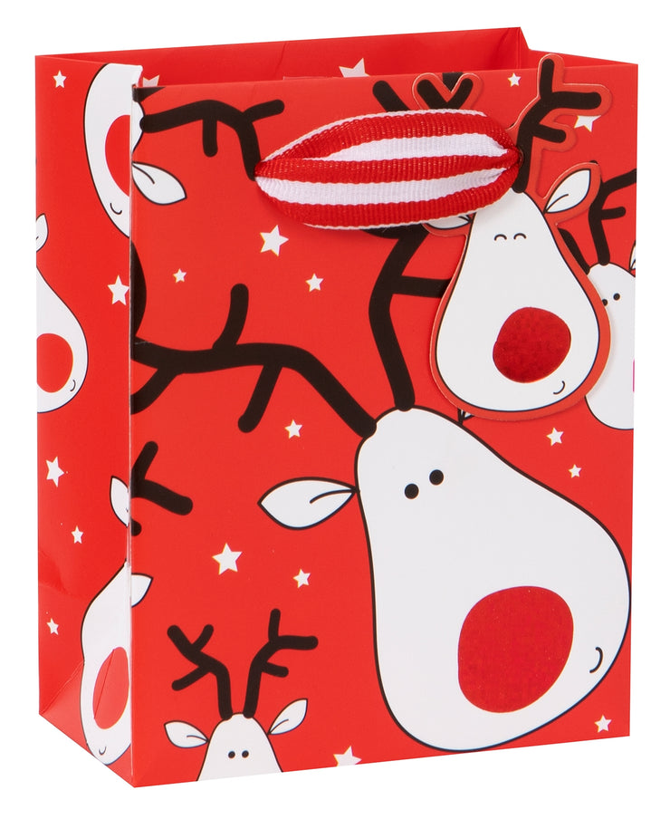 Reindeer Selfie Small Gift Bag