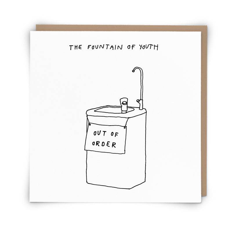 Fountain of Youth Birthday Card - House of Cards