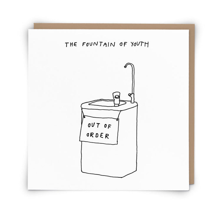 Fountain of Youth Birthday Card