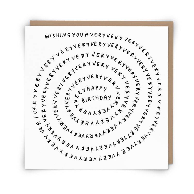 Many Very Happy Birthday Card - House of Cards