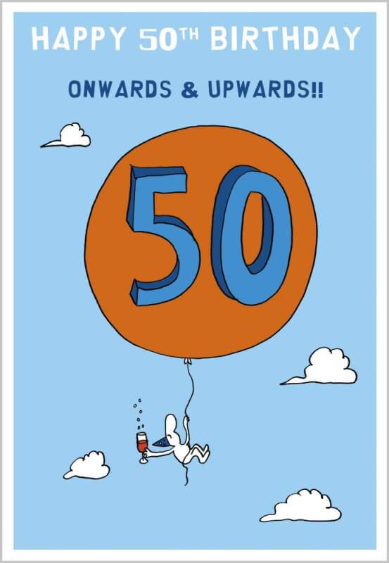 50th Birthday Card - House of Cards
