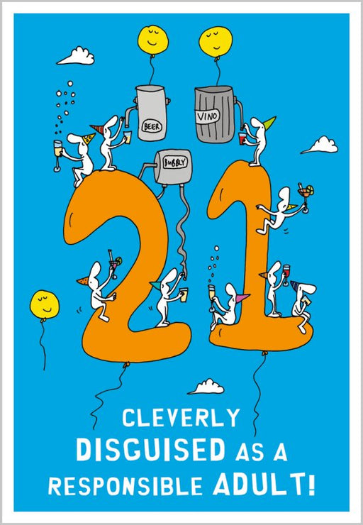 Harolds Planet 21st Birthday Card