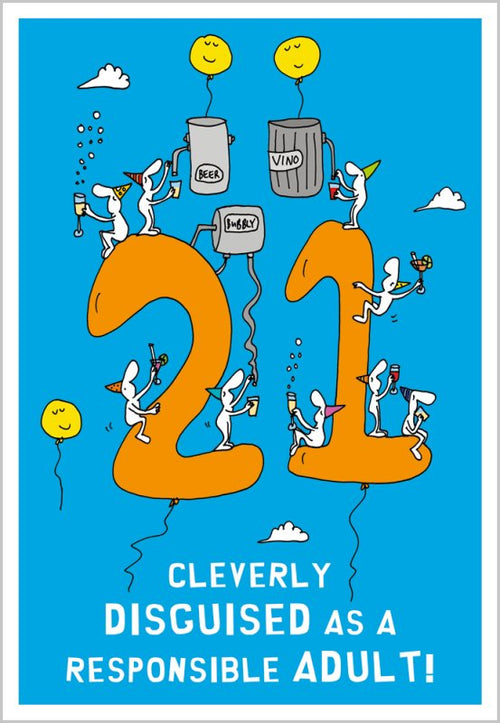 Harolds Planet 21st Birthday Card