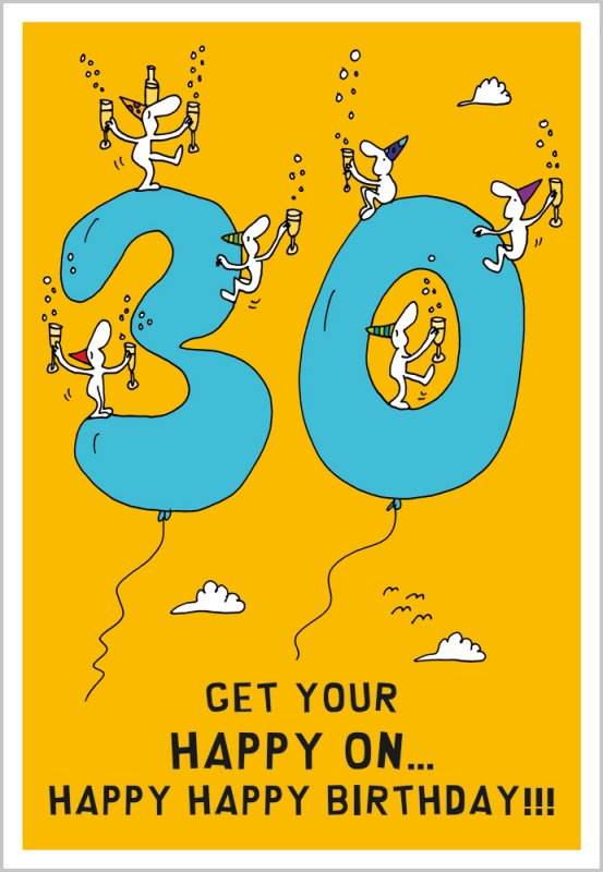 Harolds Planet 30th Birthday Card - House of Cards