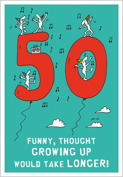 Harolds Planet 50th Birthday Card