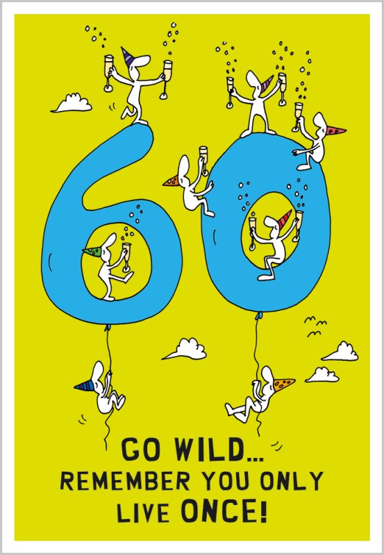 Harolds Planet 60th Birthday Card