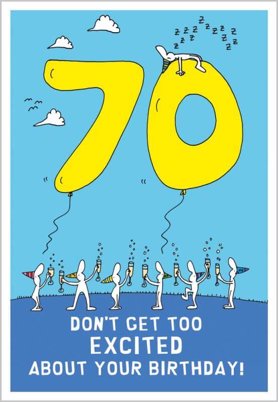 Harolds Planet 70th Birthday Card