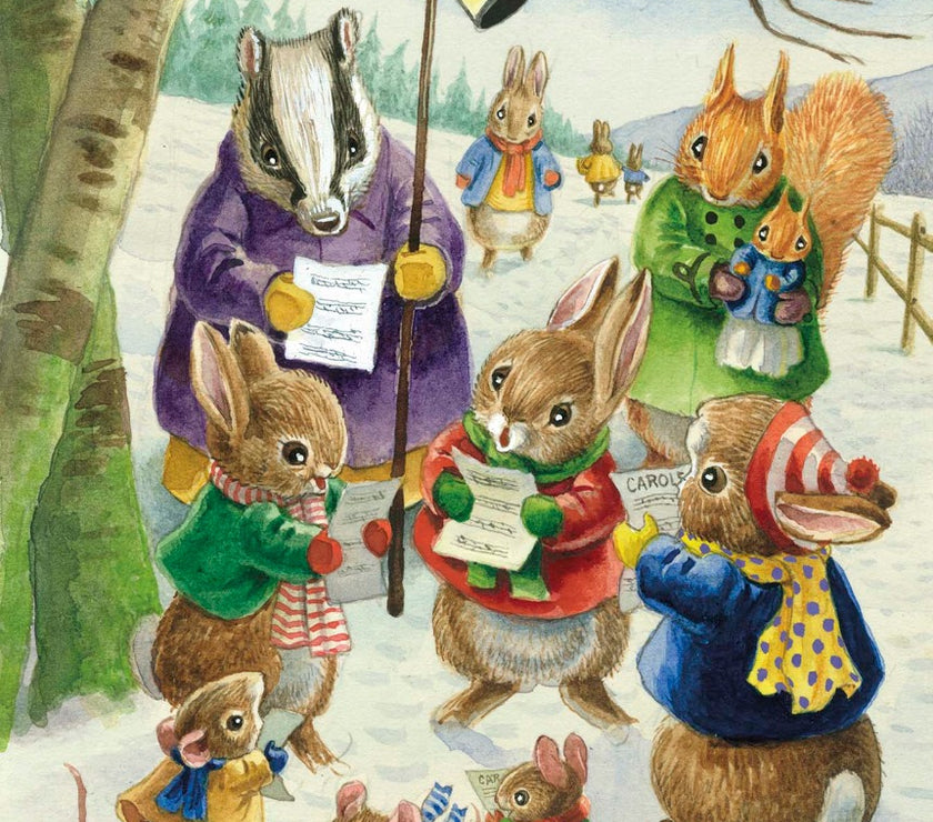 Carol Singers Christmas Card