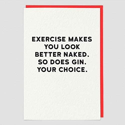 HolyFlaps Exercise Greeting Card