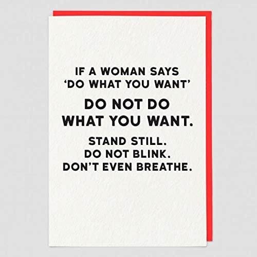 HolyFlaps Don't Breathe Funny Greeting Card - House of Cards