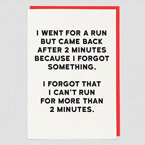 HolyFlaps Went For A Run Greeting Card