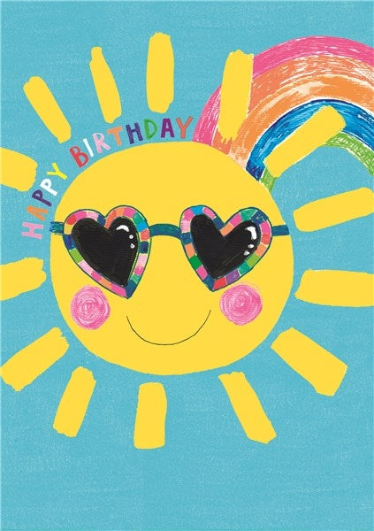 Sun Birthday Card