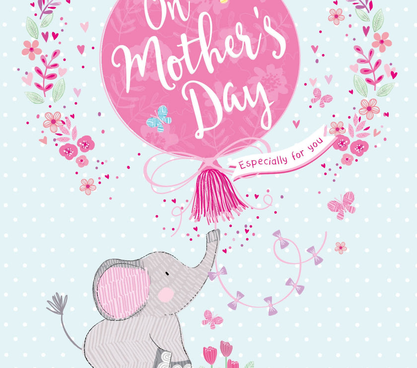 Mummy Elephant Mothers Day Card