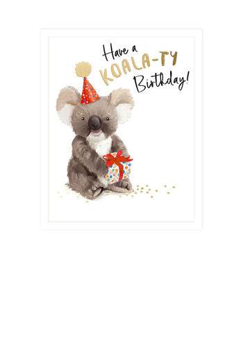 Koala Birthday Card - House of Cards