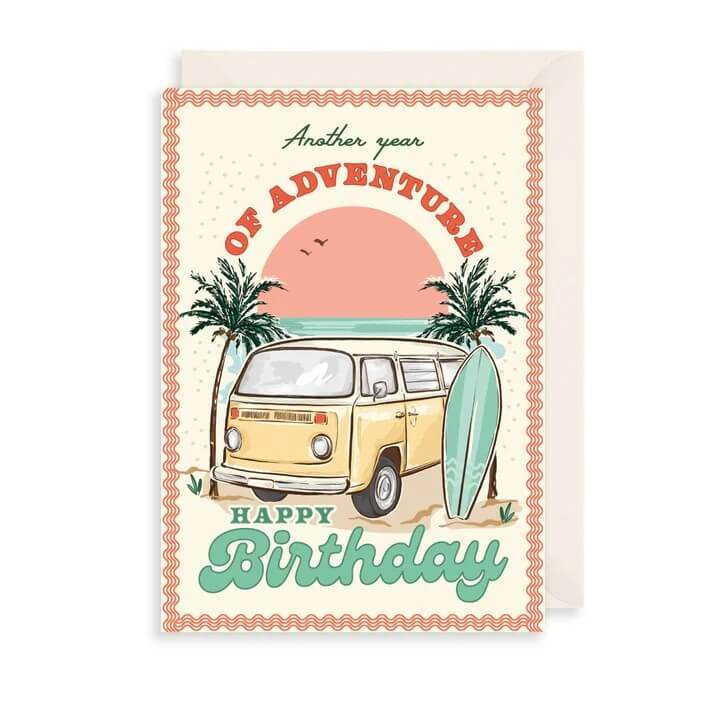 Howdy Camper Birthday Card - House of Cards