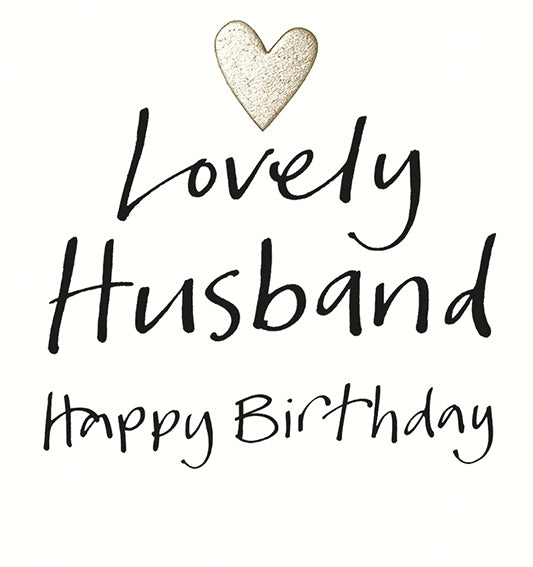 Lovely Husband Birthday Card
