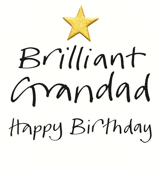 Brilliant Grandad Birthday Card