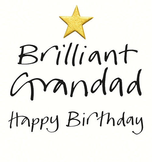 Brilliant Grandad Birthday Card