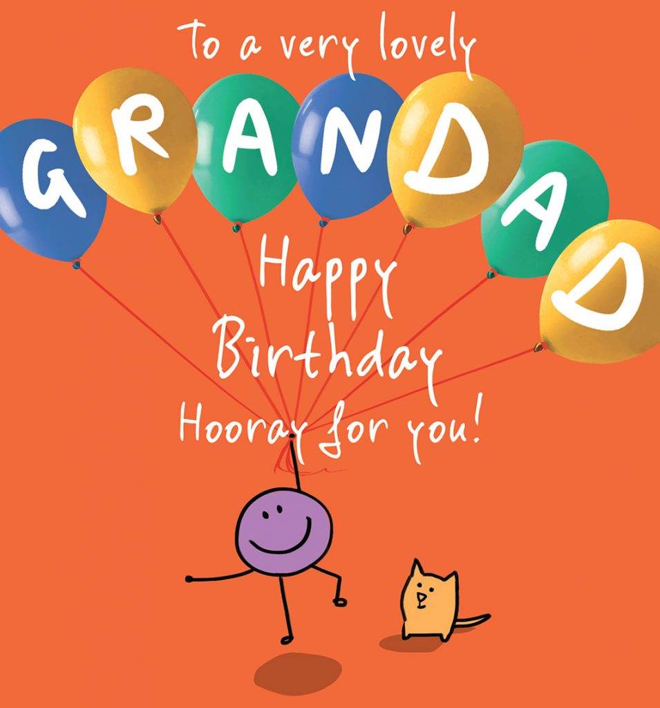 Ballooning Grandad Birthday Card - House of Cards