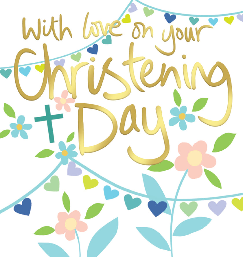 Charm Christening Card
