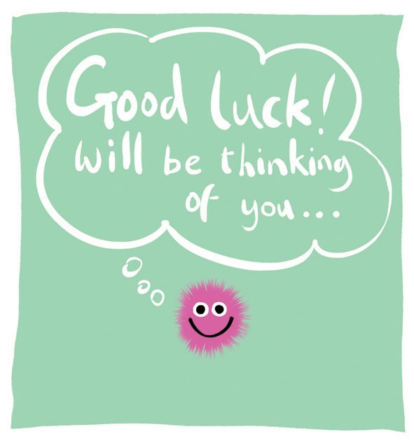 Fluffies Good Luck Card