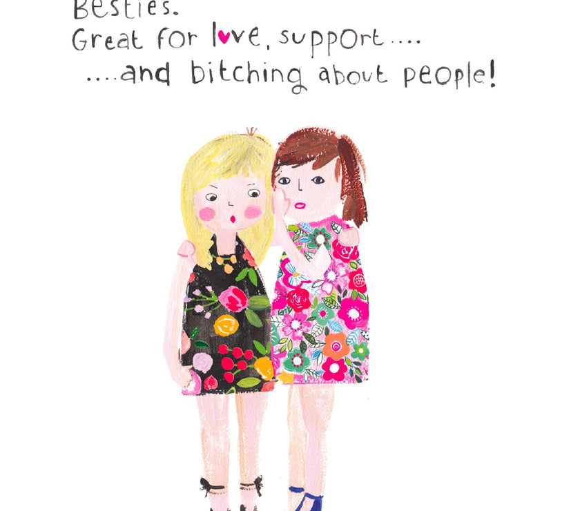 Besties Birthday Card