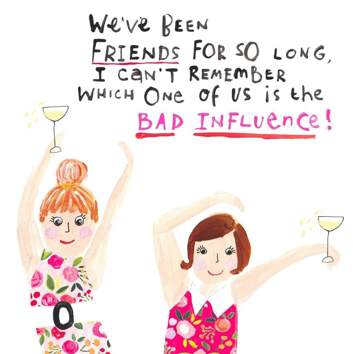 Bad Influence Birthday Card - House of Cards